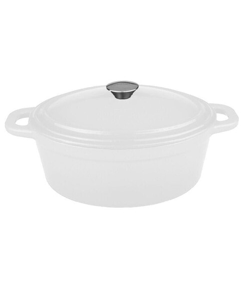Neo Collection Cast Iron 8-Qt. Oval Covered Casserole