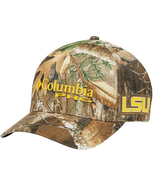 Головной убор камуфляжный Columbia LSU Tigers Mossy Oak Bottomland Flex Hat