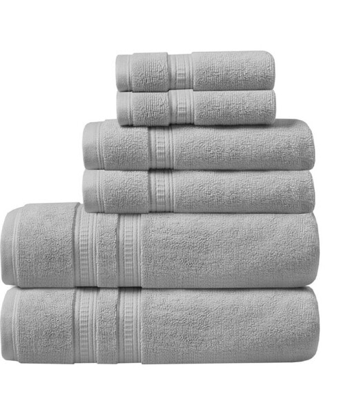 Plume Feather Touch Cotton 6-Pc. Bath Towel Set