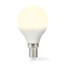 Лампа светодиодная Nedis LED E14 4.9 W 470 lm 2700 K Теплый белый Matte G45