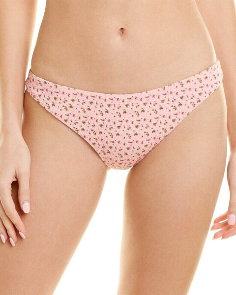 Something Navy Buttercup Low-Rise Bikini Bottom Women's Pink Xxs