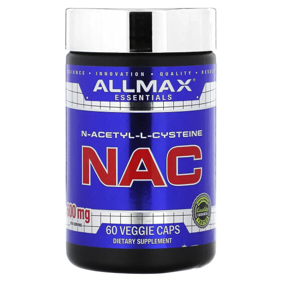 Essentials, NAC, 600 mg, 60 Veggie Caps