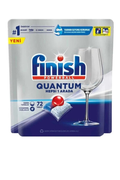 Таблетки для посудомоечных машин Finish Quantum  72   72 x 2 paket 144 adet