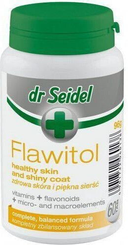 Витамины и добавки для кошек и собак Dr Seidel FLAWITOL 200 таблеток для проблемной кожи