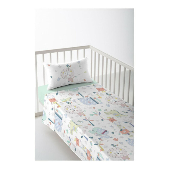 Постельное белье Cool Kids Верхняя простынь для детской кроватки Jungle 100 x 130 см