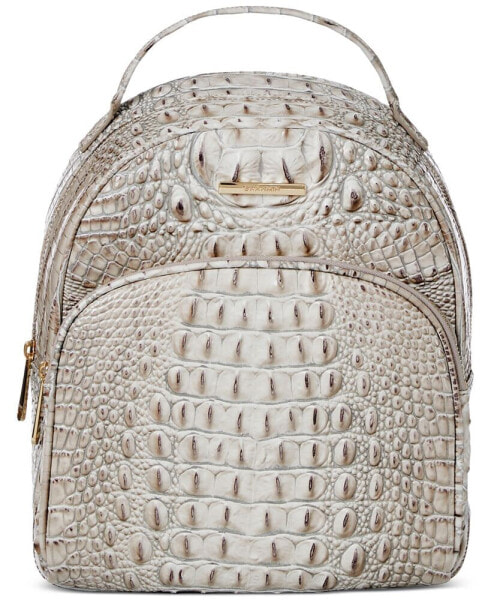 Chelcy Melbourne Embossed Leather Backpack