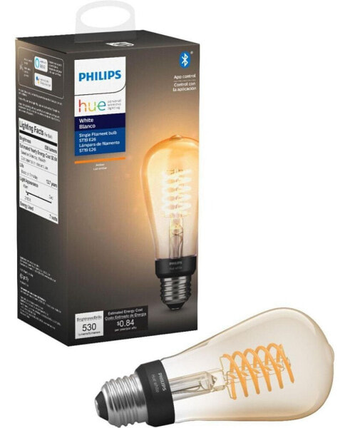 Filament ST19 Bluetooth Smart LED Bulb - White