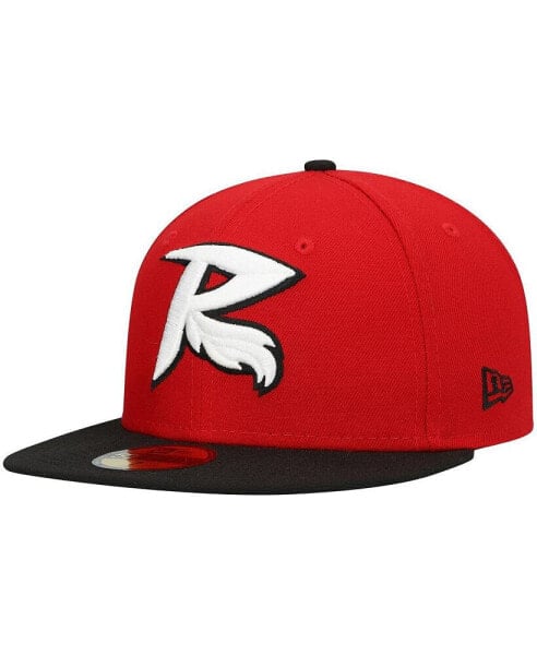 Men's Red Richmond Flying Squirrels Authentic Collection Team Alternate 59FIFTY Fitted Hat