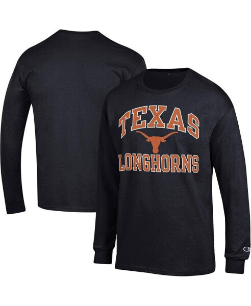 Men's Black Texas Longhorns High Motor Long Sleeve T-shirt