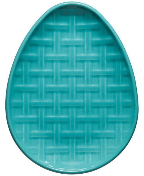 Embossed Egg Plate