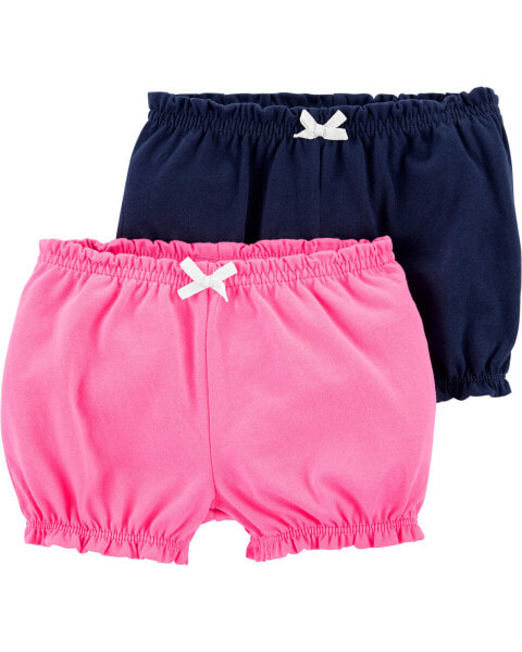 Baby 2-Pack Cotton Shorts 18M