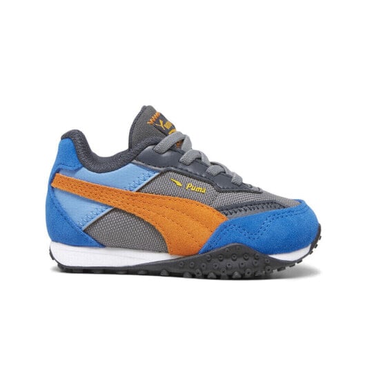 Puma Blktop Rider Bts Lace Up Toddler Boys Blue, Grey, Orange Sneakers Casual S