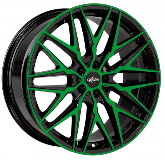 Колесный диск литой Oxigin 25 Oxcross neon green polish 8.5x19 ET43 - LK5/114.3 ML72.6