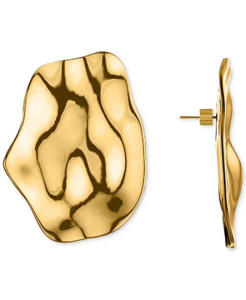 18k Gold-Plated Abstract Drop Earrings