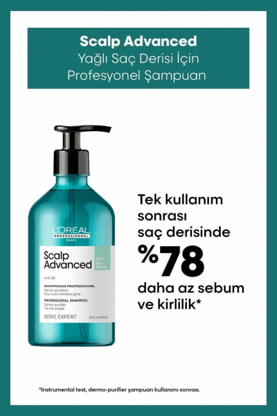 Serie Expert Scalp Advanced Yağlanma Karşıtı Profesyonel Şampuan 500ml