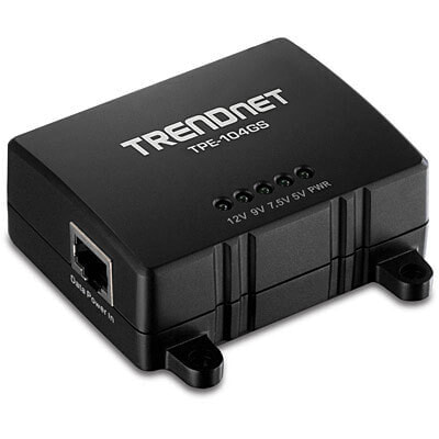 TRENDnet TPE-104GS - IEEE 802.3,IEEE 802.3ab,IEEE 802.3af,IEEE 802.3u,IEEE 802.3x - 10/100/1000Base-T(X) - Full - Half - Black - CE - FCC - 48 DC
