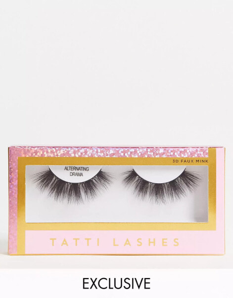 Tatti Lashes X ASOS Exclusive Alternating Drama False Lashes