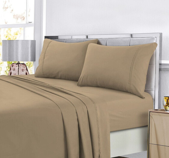 Super Soft Solid DP Easy-Care Extra Deep Pocket Twin Sheet Set