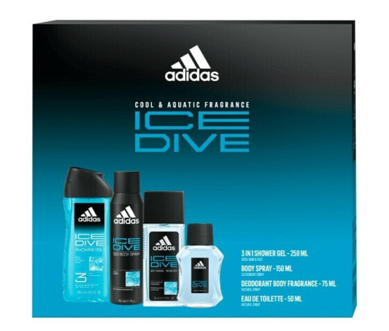 IceDive-EDT50ml+sprchovýgel250ml+deodorantvespreji150ml+deodorantsrozprašovačem75ml