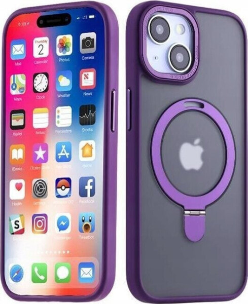 Maxximus MX KICKSTAND MAGSAFE IPHONE 15 PLUS 6.7 PURPLE / FIOLETOWY