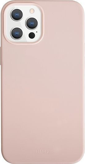 Чехол для смартфона Uniq Lino Hue Apple iPhone 12 Pro Max розовый/розовый Antibakterialный
