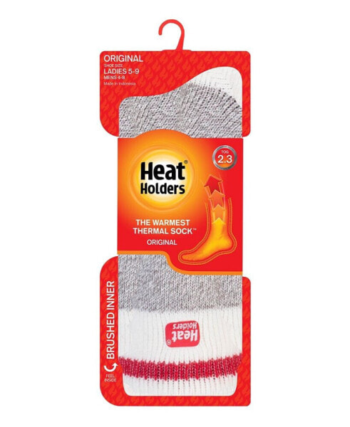 Women's Original Cream Block Twist Thermal Socks