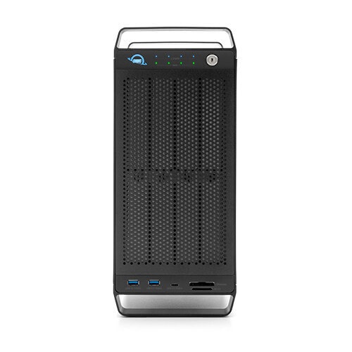 OWC ThunderBay Flex 8 - HDD/SSD enclosure - 2.5/3.5" - Serial ATA - Hot-swap - USB connectivity - Black