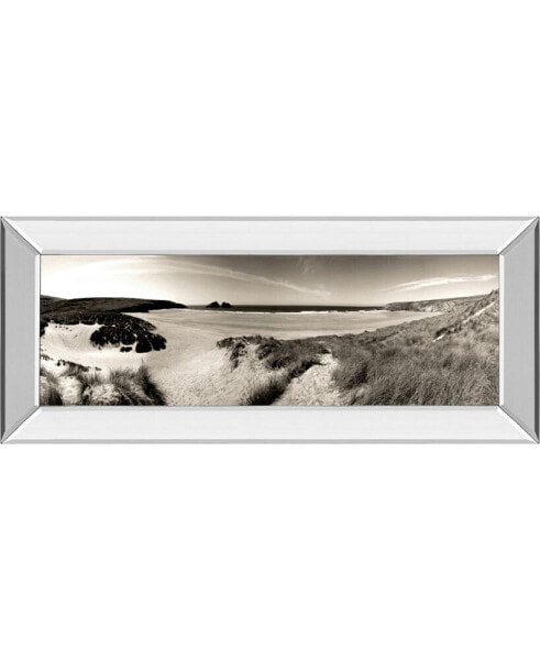 The Wind in The Dunes Il by Noah Bay Mirror Framed Print Wall Art - 18" x 42"