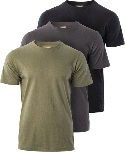 Magnum KOSZULKA MAGNUM BASIC T-SHIRT 3-PACK OLIVINE/FORGED IRON/BLACK XXXL