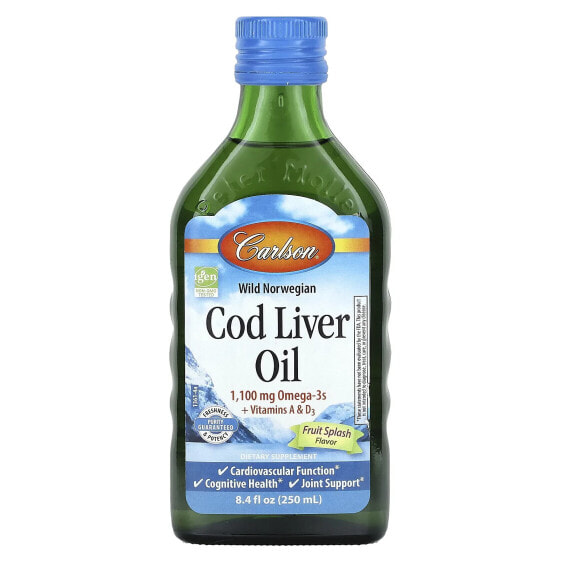 Wild Norwegian Cod Liver Oil, Fruit Splash, 8.4 fl oz (250 ml)