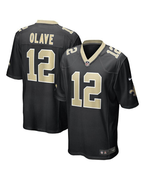 Men's Chris Olave Black New Orleans Saints 2022 NFL Draft First Round Pick Game Jersey