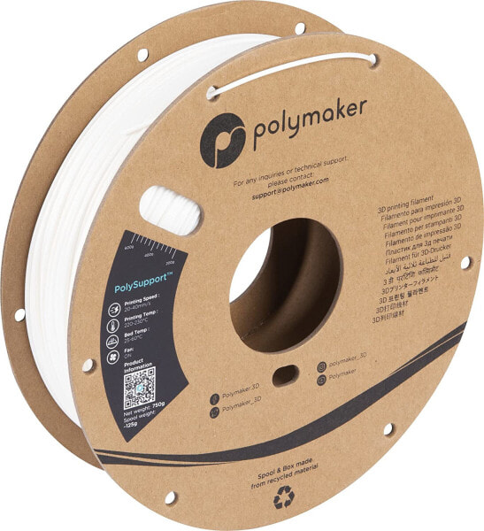Polymaker PD04001 Polysupport Breakaway Filament Supportmaterial 1.75 mm 750 g Perlweiß 1 St.
