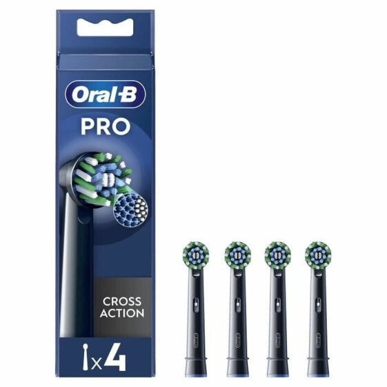 Сменная головка Oral-B Pro Cross action Чёрный 4 штук