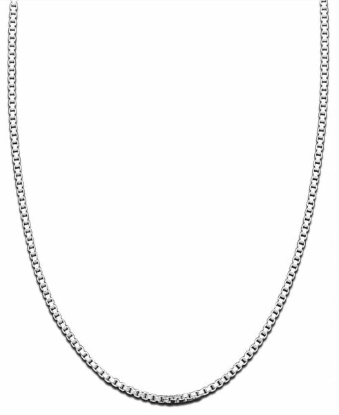 Giani Bernini box Link 20" Chain Necklace in Sterling Silver, Created for Macy's