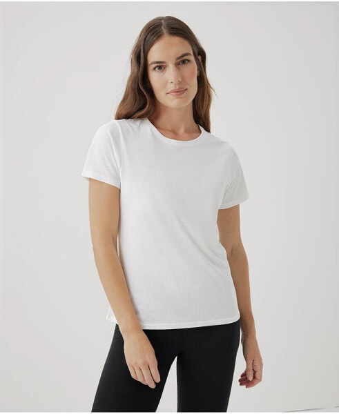 Women's Organic Cotton Softspun Crew Neck Tee