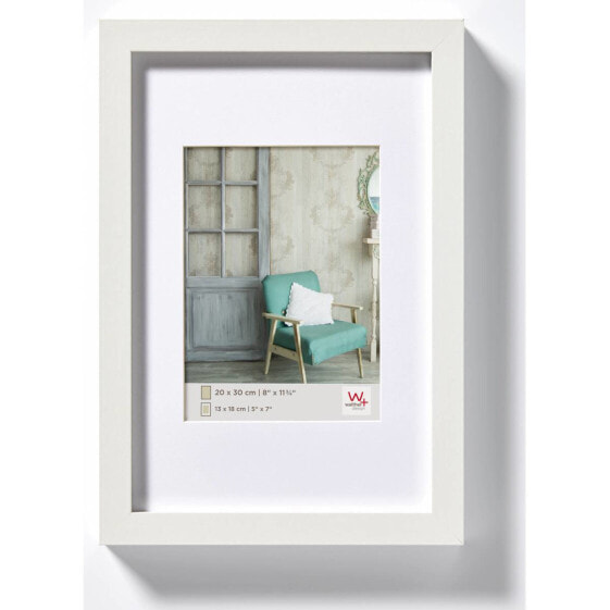 walther design EA040W - Wood - White - Single picture frame - 20 x 27 cm - Rectangular - 330 mm