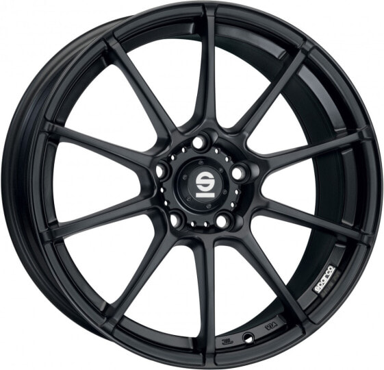 Колесный диск литой Sparco Assetto Gara matt black 6.5x15 ET37 - LK4/100 ML63.3