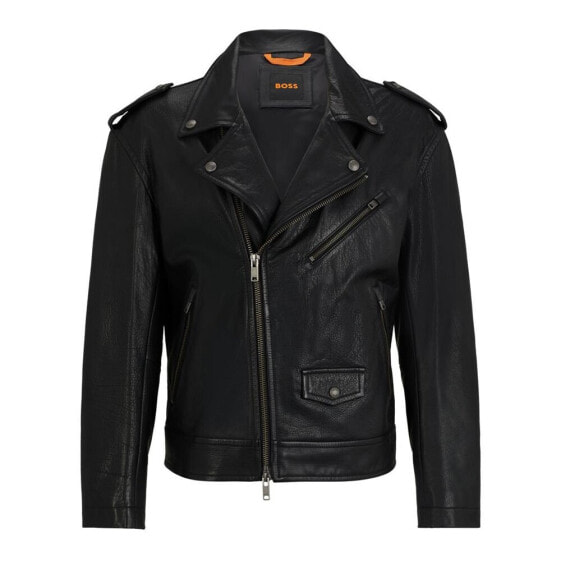 BOSS Jonu 10256076 leather jacket