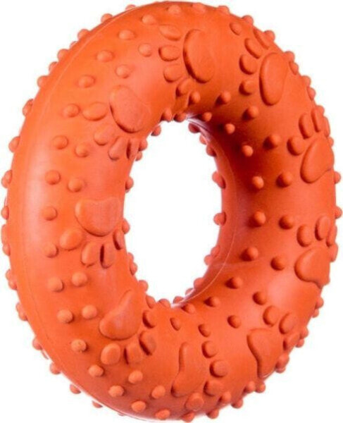 Barry King Zabawka dla psa Ring pomarańczowa 9 cm