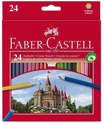 Faber-Castell Kredki 24 kolory Zamek