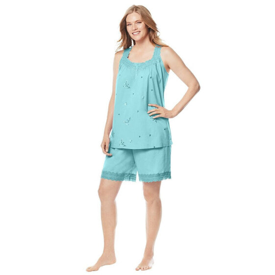 Plus Size 2-Piece Short PJ Set