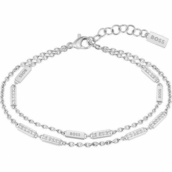 Larya Crystal Double Steel Bracelet 1580448