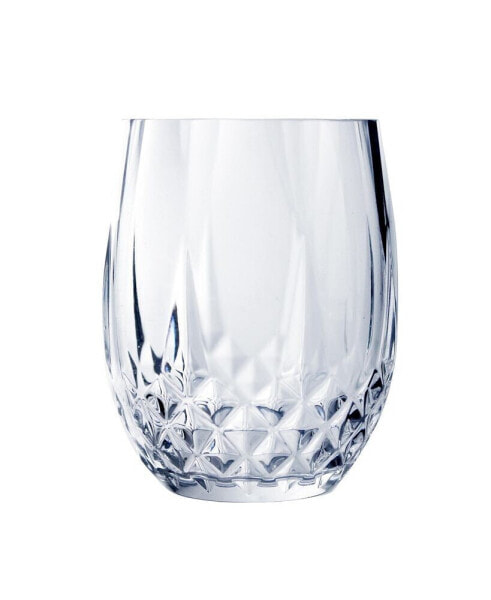 Cristal D'Arques 10oz Stemless Wine Glass, Set of 4