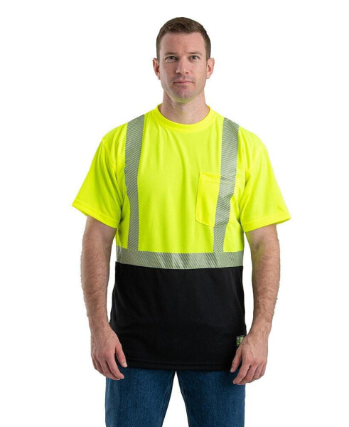 Men's Hi Vis Class 2 Color Block Tee