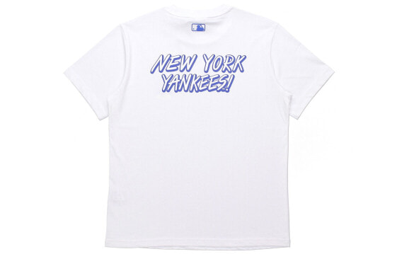 MLB 基础涂鸦印花运动直筒T恤 男女同款 白色 / Футболка MLB T 31TS12031-50W
