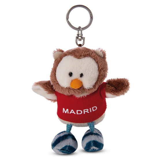 Игрушка-брелок NICI Owl T-Shirt Madrid 10 cm.