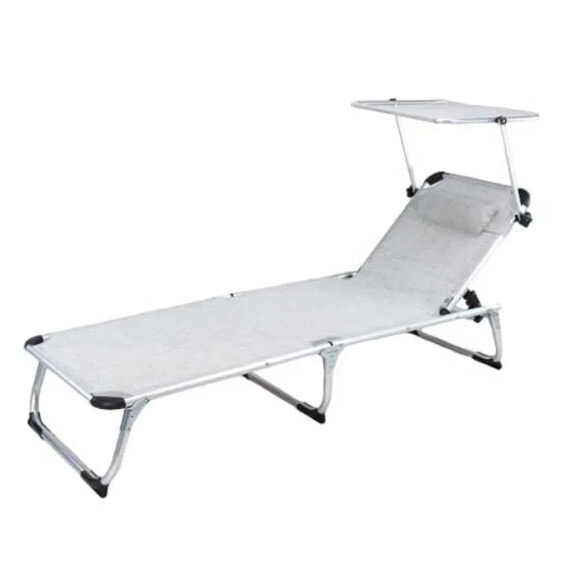 BEACH LINE Textilene Aluminum Bed With Parasol