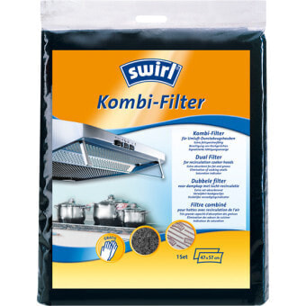 Запчасть для вытяжки Swirl Kombi-Filter - Черный - 570 мм - 470 мм - 1 шт.