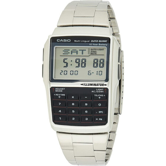 Часы унисекс Casio EAW-DBC-32D-1A Чёрный Серебристый