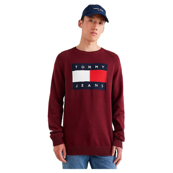 Свитер теплый TOMMY JEANS Regular Flag 100% органический хлопок